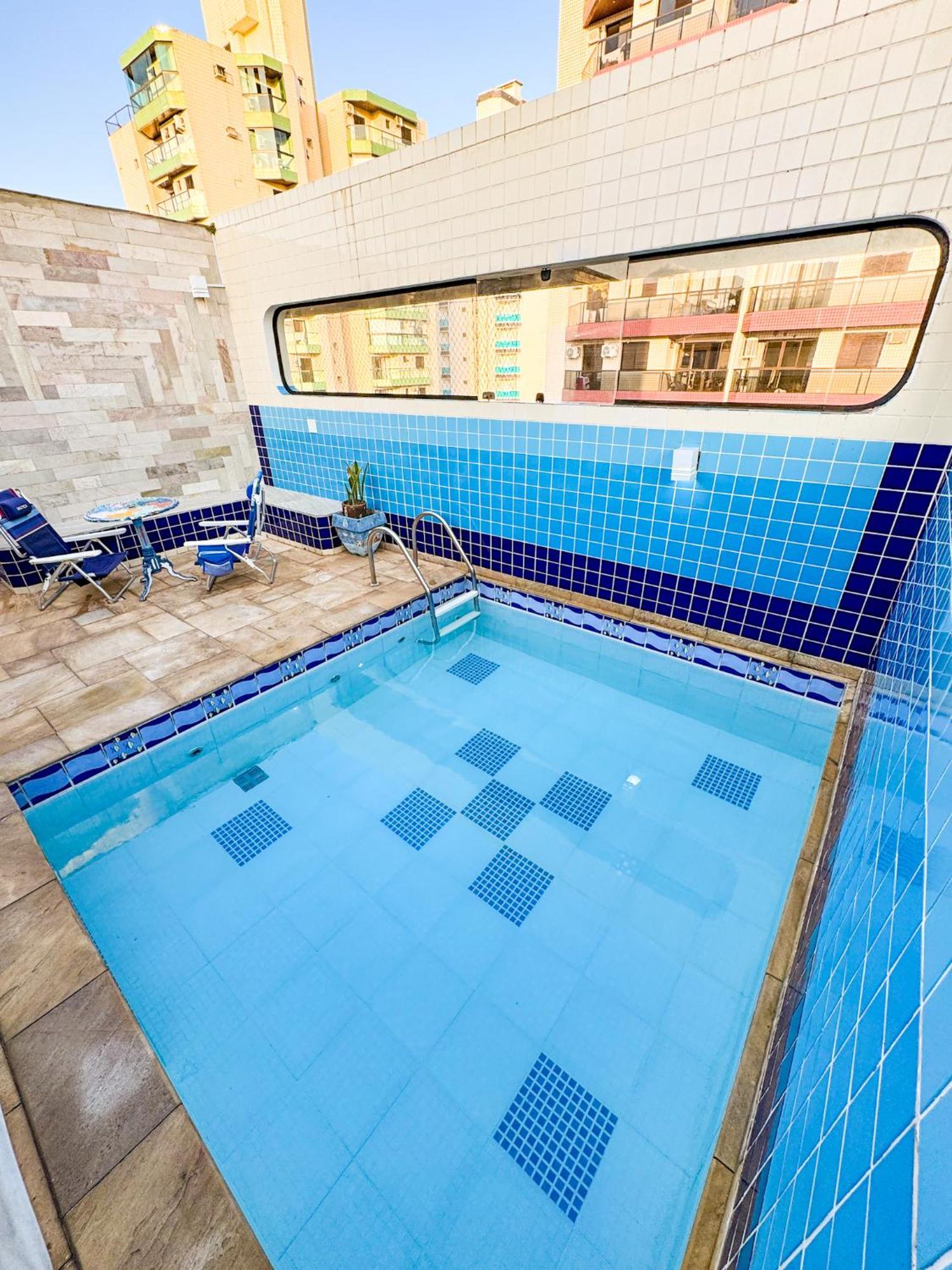 Cobertura 51 De 3 Quartos Com Piscina E Churrasqueira Privativa Guarujá Kültér fotó
