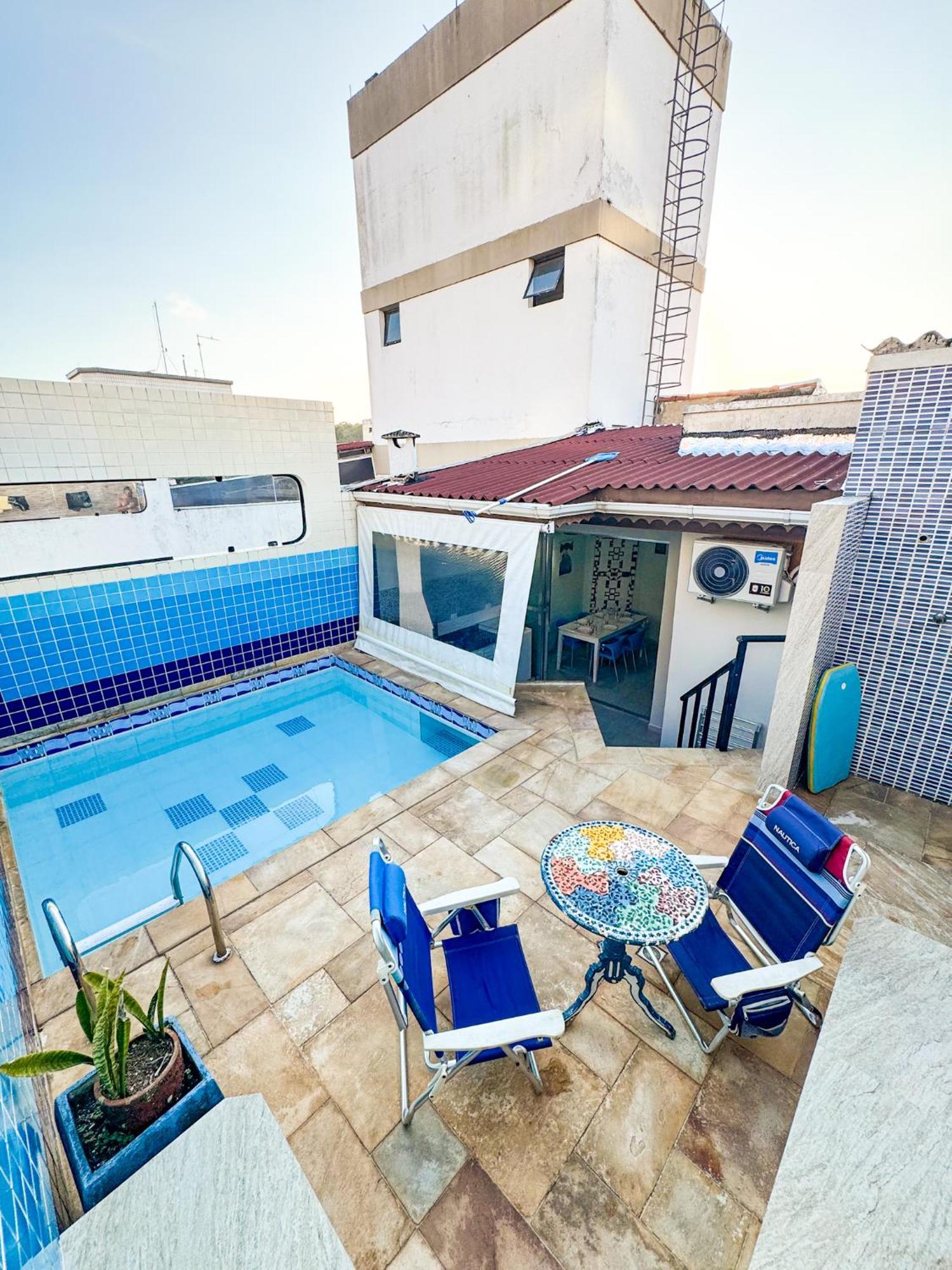 Cobertura 51 De 3 Quartos Com Piscina E Churrasqueira Privativa Guarujá Kültér fotó